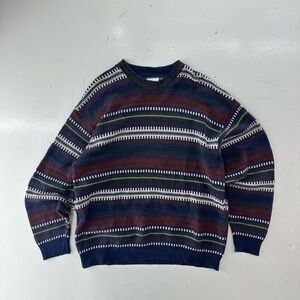 Men's Multicolor Striped Sweater